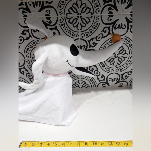 The Nightmare Before Christmas Zero Halloween 15 inch Greeter Plush - Picture 3 of 5